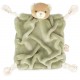 Doudou carre ours vert 20cm - avec boite kaloo intemporel-3666502140063-lilojouets-questembert-muzillac-morbihan
