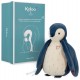 Peluche manchot bleu 24cm sonore enregistreur vocal - et boite kaloo complices-3666502120010-lilojouets-questembert-muzillac-mor