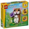 31376 ADORABLE HAMSTER ET LA FLEUR - 166 PIECES - LEGO CREATOR 3EN1