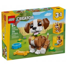 31382 ADORABLES ANIMAUX LE CHIOT JOUEUR - 336 PIECES - LEGO CREATOR 3EN1-5702018054758-Lilojouets-Questembert-Muzillac-Morbihan