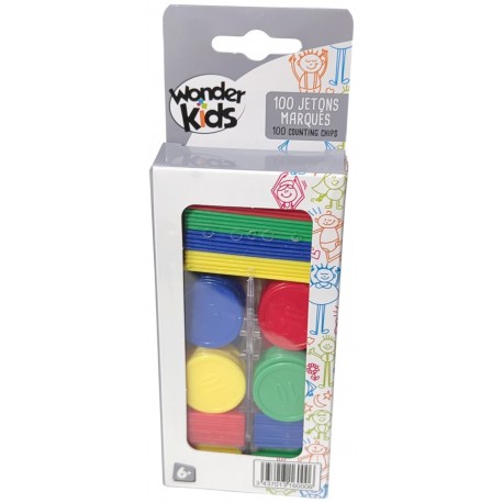 BOITE DE 100 JETONS MARQUÉS-3437013160006-Lilojouets-Questembert-Muzillac-Morbihan