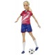Poupee barbie 29cm footballeuse avec ballon - mattel-0194735015238-lilojouets-questembert-muzillac-morbihan