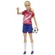 Poupee barbie 29cm footballeuse avec ballon - mattel-0194735015238-lilojouets-questembert-muzillac-morbihan