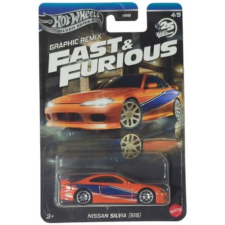 VOITURE FAST&FURIOUS 1.64E HOT WHEELS SILVER SERIES - ASST - MATTEL-0194735148769-Lilojouets-Questembert-Muzillac-Morbihan