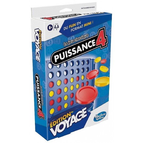JEU PUISSANCE 4 - EDITION VOYAGE - HASBRO GAMING-5010996163820-Lilojouets-Questembert-Muzillac-Morbihan