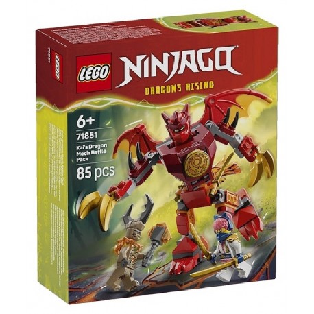 71851 PACK COMBAT ROBOT DRAGON DE KAI - 85 PIECES - LEGO NINJAGO DRAGONS RISING-5702018031971-Lilojouets-Questembert-Muzillac-Mo