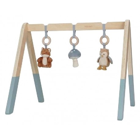 ARCEAU DE JEU EN BOIS ARCHE D'ÉVEIL BABY GYM - FOREST FRIENDS LITTLE DUTCH-8713291889101-Lilojouets-Questembert-Muzillac-Morbiha