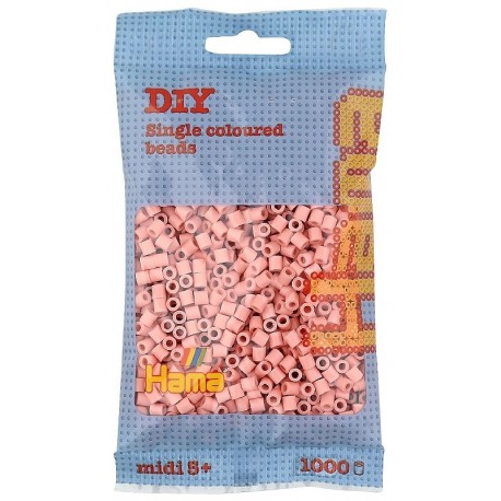 SACHET 1000 PERLES COULEUR CHAIR A REPASSER - HAMA MIDI-0028178207267-Lilojouets-Questembert-Muzillac-Morbihan