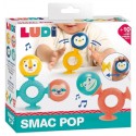 PACK SMAC POP 7 PIECES BALLES SONORES ET VENTOUSES SILICONE - LUDI