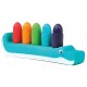 Pack 5 crayons de bain avec support crocodile - ludi-3550833400807-lilojouets-questembert-muzillac-morbihan