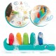 Pack 5 crayons de bain avec support crocodile - ludi-3550833400807-lilojouets-questembert-muzillac-morbihan