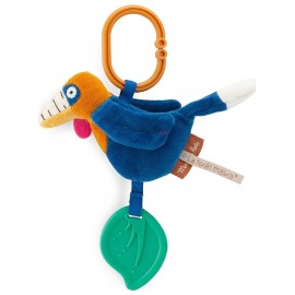 OISEAU CALAO D'ACTIVITES A SUSPENDRE 20CM - LA FORET MAWA - MOULIN ROTY-3575676880081-Lilojouets-Questembert-Muzillac-Morbihan
