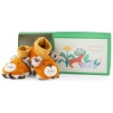 CHAUSSONS LEOPARD TAIGO POUR BÉBÉ - LA FORET MAWA - MOULIN ROTY