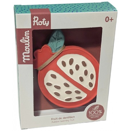 FRUIT DE DENTITION EN CAOUTCHOUC NATUREL - LA FORET MAWA MOULIN ROTY-3575676883709-Lilojouets-Questembert-Muzillac-Morbihan