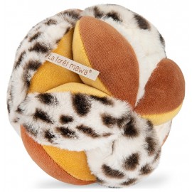 BALLE SENSORIELLE 16CM EN TISSU - LA FORET MAWA - MOULIN ROTY-3575676888100-Lilojouets-Questembert-Muzillac-Morbihan