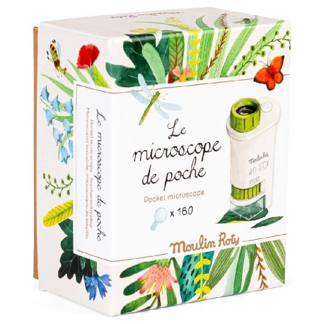 MICROSCOPE DE POCHE 40X-160X - LE JARDIN MOULIN ROTY-3575677122203-Lilojouets-Questembert-Muzillac-Morbihan