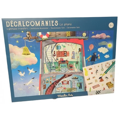 POCHETTE 110 DÉCALCOMANIES LE PHARE - L'EXPLORATEUR DU JARDIN MOULIN ROTY-3575677124443-Lilojouets-Questembert-Muzillac-Morbihan