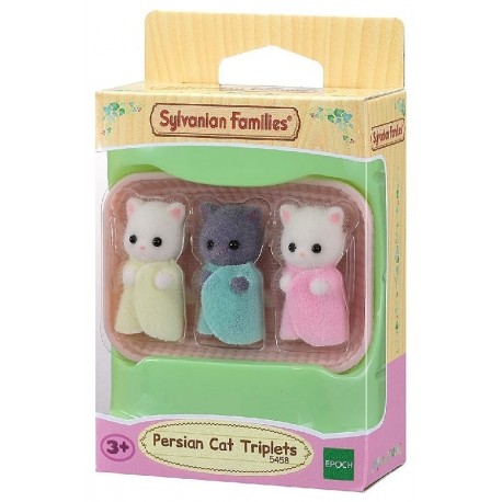 FIGURINES TRIPLÉS CHATS PERSANS - SYLVANIAN FAMILIES-5054131054581-Lilojouets-Questembert-Muzillac-Morbihan
