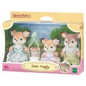 FAMILLE BICHE - 4 FIGURINES SYLVANIAN FAMILIES