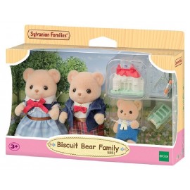 FAMILLE OURS BISCUIT - 3 FIGURINES AVEC ACCESSOIRES SYLVANIAN FAMILIES-5054131058510-Lilojouets-Questembert-Muzillac-Morbihan