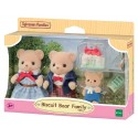 FAMILLE OURS BISCUIT - 3 FIGURINES AVEC ACCESSOIRES SYLVANIAN FAMILIES
