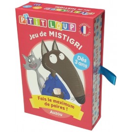 JEU DE MISTIGRI P'TIT LOUP - FAIS LE MAXIMUM DE PAIRES - 41 CARTES - AUZOU-9782733889497-Lilojouets-Questembert-Muzillac-Morbiha