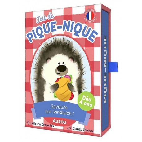 JEU DE PIQUE-NIQUE - A TABLE LES ANIMAUX - 36 CARTES - AUZOU-9791039572750-Lilojouets-Questembert-Muzillac-Morbihan