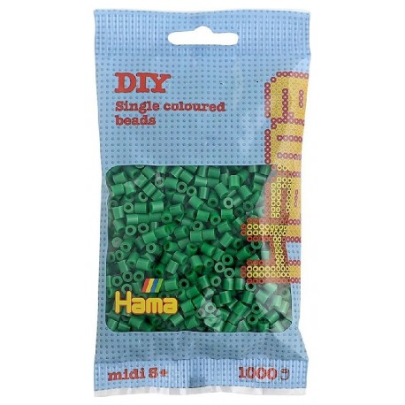 SACHET 1000 PERLES VERTES A REPASSER - HAMA MIDI-0028178207106-Lilojouets-Questembert-Muzillac-Morbihan