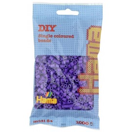 SACHET 1000 PERLES VIOLET A REPASSER - HAMA MIDI-0028178207076-Lilojouets-Questembert-Muzillac-Morbihan