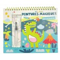 CARNET JOLIES PEINTURES MAGIQUES A L'EAU DINOSAURES - 1.2.3 SOLEIL