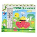 CARNET JOLIES PEINTURES MAGIQUES A L'EAU JARDIN - 1.2.3 SOLEIL