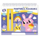 CARNET JOLIES PEINTURES MAGIQUES A L'EAU KAWAII - 1.2.3 SOLEIL