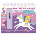 CARNET JOLIES PEINTURES MAGIQUES ANNIVERSAIRE JOLIE LICORNE - 1.2.3 SOLEIL