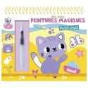 CARNET JOLIES PEINTURES MAGIQUES A L'EAU PETIT CHAT - 1.2.3 SOLEIL