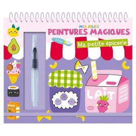 CARNET JOLIES PEINTURES MAGIQUES A L'EAU PETITE ÉPICERIE - 1.2.3 SOLEIL-9782384536351-Lilojouets-Questembert-Muzillac-Morbihan
