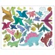 Pochette autocollants dinosaures avec 6 dÉcors - auzou creatif-9791039531801-lilojouets-questembert-muzillac-morbihan