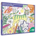POCHETTE 4 PUZZLES DE 30 PIÈCES A COLORIER - AUZOU CREATIF