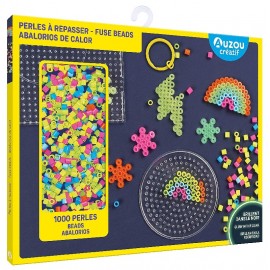 POCHETTE 1000 PERLES A REPASSER AVEC PHOSPHORESCENTES - AUZOU CREATIF-9791039558709-Lilojouets-Questembert-Muzillac-Morbihan