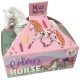 Cheval a peindre 14cm avec palette peinture 6 couleurs et pinceau - miss melody-4010070637392-lilojouets-questembert-muzillac-mo