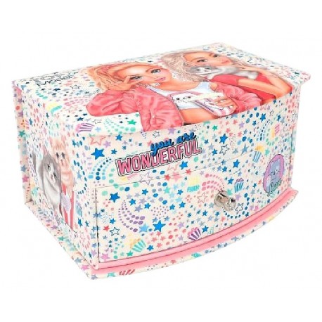 BOITE A BIJOUX CUTIE STAR TOPMODEL 16X11X9CM AVEC MIROIR ET TIROIR - DEPESCHE-4010070646691-Lilojouets-Questembert-Muzillac-Morb