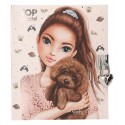 JOURNAL INTIME AVEC CADENAS DOGGY HAYDEN 16X19CM - CARNET SECRET TOPMODEL