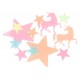 Pack Étoiles et licornes phosphorescentes 12 piÈces - licorne ylvi - depesche-4010070714659-lilojouets-questembert-muzillac-morb
