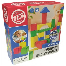 COFFRET 50 BLOCS DE CONSTRUCTION COLORÉS EN BOIS - BLOCKS HEROS-4255870200029-Lilojouets-Questembert-Muzillac-Morbihan