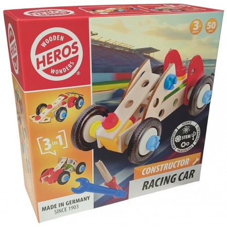 COFFRET VÉHICULES A CONSTRUIRE 50 PIÈCES EN BOIS - BLOCKS HEROS-4255870200067-Lilojouets-Questembert-Muzillac-Morbihan