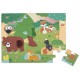 Puzzle tactile la forÊt 20 piÈces 65x50cm poster inclus - janod-3700217324926-lilojouets-questembert-muzillac-morbihan