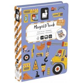 MAGNETIBOOK CONSTRUCTION CHANTIER 50 MAGNETS 18 CARTES - JANOD-3700217325268-Lilojouets-Questembert-Muzillac-Morbihan