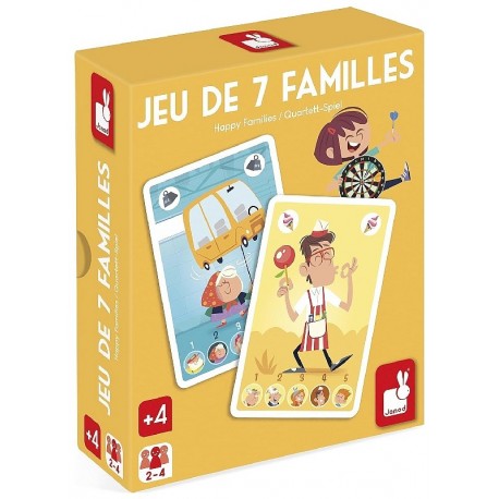 JEU DE 7 FAMILLES - 35 CARTES THÈME FÊTE FORAINE - JANOD-3700217330279-Lilojouets-Questembert-Muzillac-Morbihan