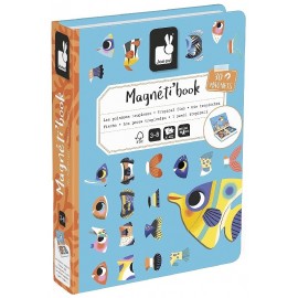 MAGNETIBOOK POISSONS TROPICAUX 30 MAGNETS 10 CARTES - JANOD-3700217330316-Lilojouets-Questembert-Muzillac-Morbihan