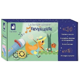 LAMPE SONORE HISTOIRE D'ANIMAUX - 1 HISTOIRE 4 COMPTINES 8 SONS 24 IMAGES-3700217346775-Lilojouets-Questembert-Muzillac-Morbihan