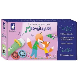 LAMPE SONORE L'HEURE DES BISOUS - 1 HISTOIRE 4 COMPTINES 8 SONS 24 IMAGES-3700217346799-Lilojouets-Questembert-Muzillac-Morbihan